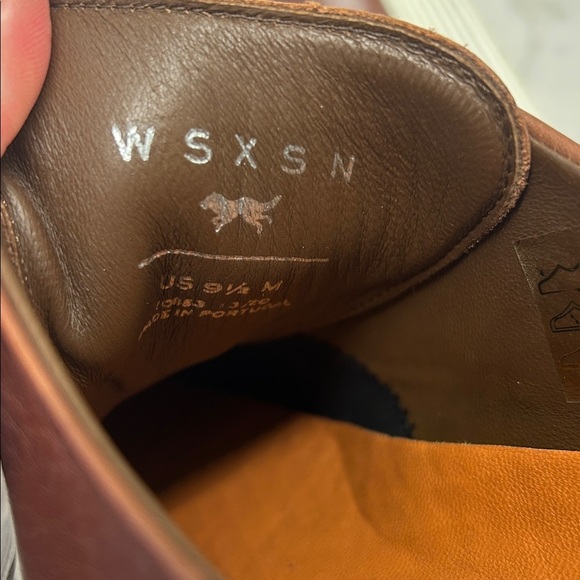 Wolf & Shepherd - Crossover Longwing - Men’s Dress Oxford Shoe Maple 9.5 - Picture 10 of 16